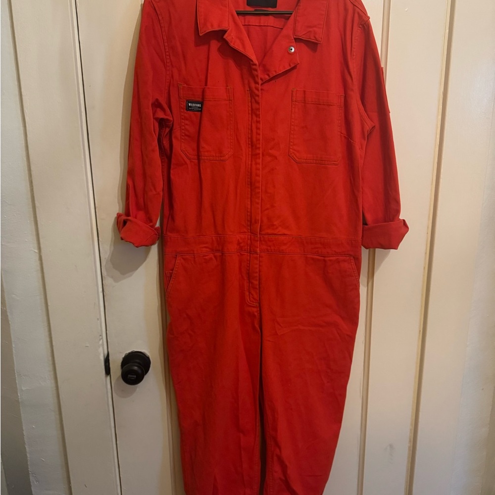Wildfang Red Coveralls